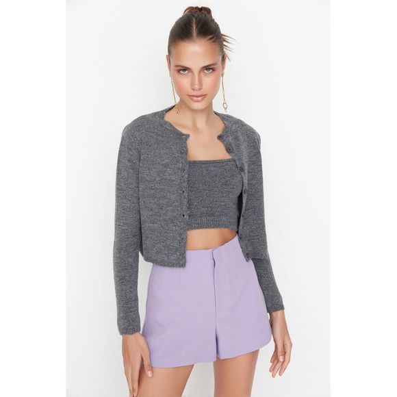 NWT Trendyol Slim fit Button placket Knitwear Cardigan - Picture 3 of 13